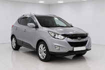 Hyundai IX-35 2010–2015 Grå OEM takrails (aluminium, limmontering) foto 2