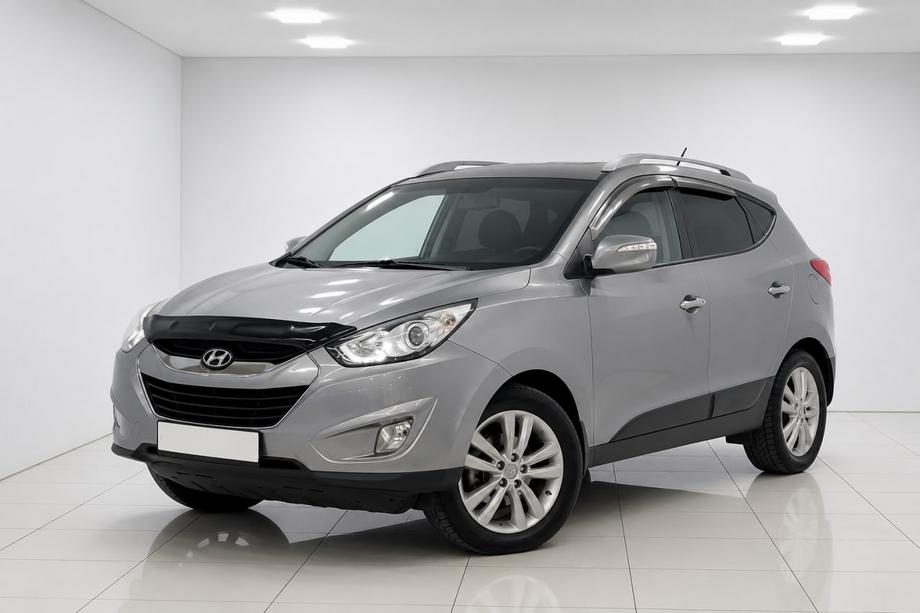 Hyundai IX-35 2010–2015 Grå OEM takrails (aluminium, limmontering) Image