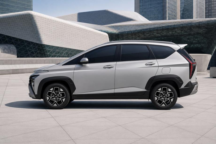 Hyundai Stargazer 2022– Integrerade takrails grå OEM (aluminium) Image