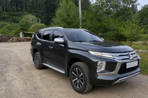 Mitsubishi Pajero Sport 2015– Integrerade takrails grå OEM (2019-, aluminium) foto 2