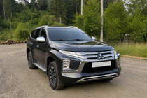 Mitsubishi Pajero Sport 2015– Integrerade takrails grå OEM (2019-, aluminium) foto 3