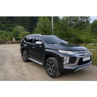 Integrerade takrails grå OEM (2019-, aluminium) Mitsubishi Pajero Sport 2015– foto 2
