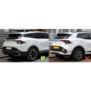 Vindavvisare med kromlist Niken (för LWB, 4 st) Kia Sportage 2021– foto 3