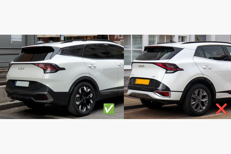 Kia Sportage 2021– Vindavvisare med kromlist Niken (för LWB, 4 st) Foto 3