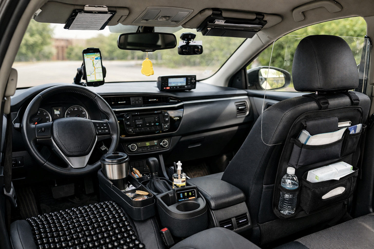 Uppgraderingspaket för taxiföraren: ordning, komfort och minimalt småkrångel