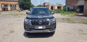 Toyota Land Cruiser Prado 150 2009–2023 Främre frontbåge ST014 (rostfritt) 60/42 mm foto 8