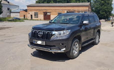 Toyota Land Cruiser Prado 150 2009–2023 Främre frontbåge ST014 (rostfritt) 60/42 mm foto 9