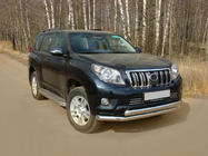 Toyota Land Cruiser Prado 150 2009–2023 Främre frontbåge ST014 (rostfritt) 60/42 mm foto 6