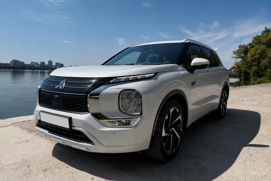 Mitsubishi Outlander 2021– Integrerade takräcken grå OEM (aluminium, montering med lim) Image