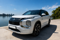 Mitsubishi Outlander 2021– Integrerade takrails svarta OEM (aluminium) foto 4