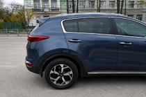 Kia Sportage 2015–2021 Integrerade takrails grå OEM (ABS-plast, montering med lim) foto 2