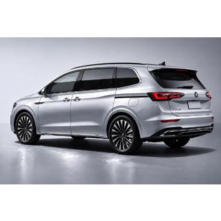 Integrerade takrails, svarta OEM (aluminium, montering med lim) Volkswagen Viloran 2020– foto 1