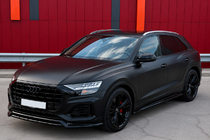 Audi Q8 2018– Integrerade takräcken grå OEM (aluminium, montering med lim) foto 2