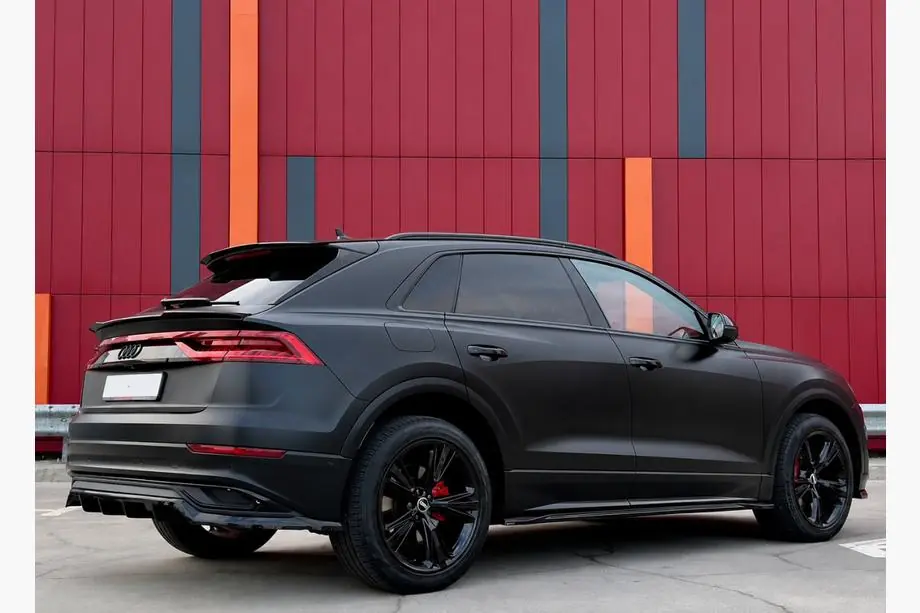 Audi Q8 2018– Integrerade takrails, svarta OEM (aluminium, montering med lim) Image