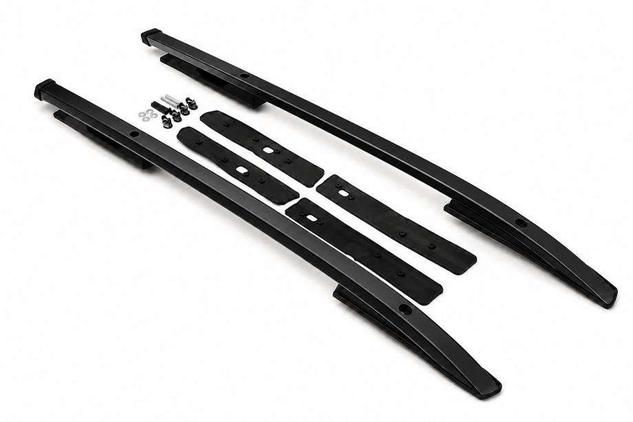 Mitsubishi L200 2015–2024 Svarta OEM takrails (aluminium) Image