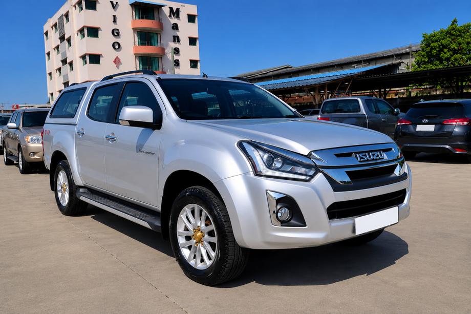 Isuzu D-Max 2011–2019 OEM takrails svarta (ABS-plast, montering med lim) Image