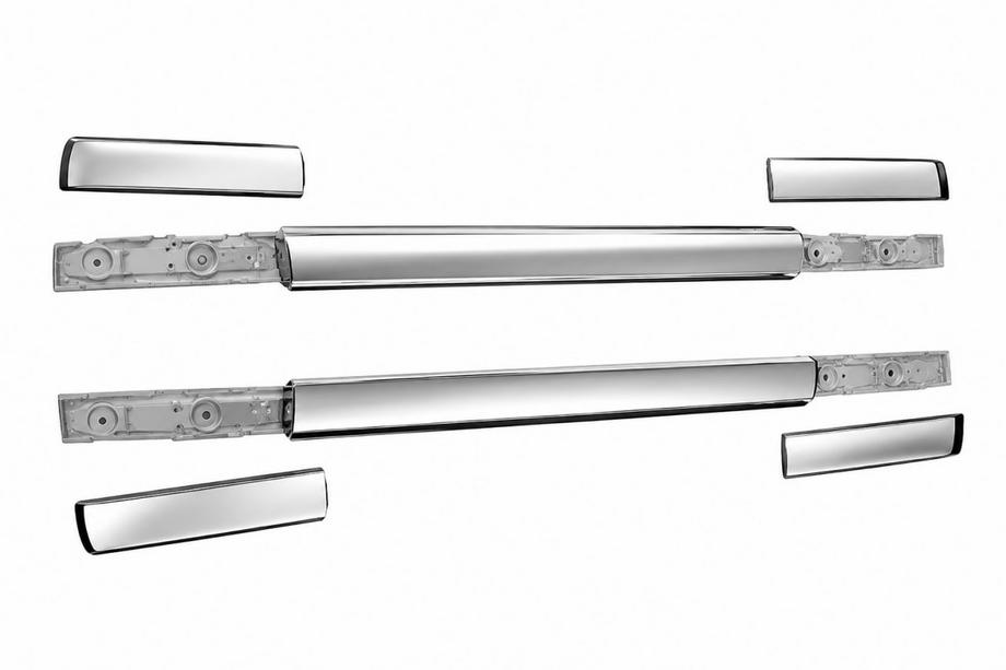 Isuzu D-Max 2019– Grå OEM takrails (aluminium) Image