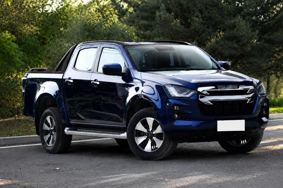 Isuzu D-Max 2011–2019 Takrails svarta OEM (aluminium) Image