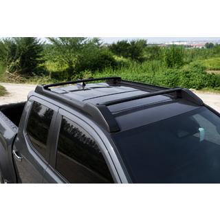 Takräcken med tvärbalkar svarta OEM (aluminium) Toyota Tacoma 2023– foto 1