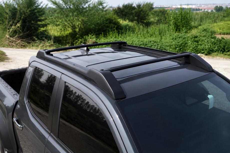 Toyota Tacoma 2023– Takräcken med tvärbalkar svarta OEM (aluminium) Image