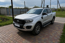 Ford Ranger 2011–2022 Svarta OEM takrails (ABS-plast, montering med lim) foto 1