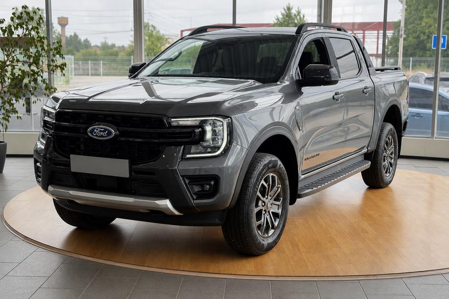Ford Ranger 2022– Takrails svarta OEM (aluminium) Image