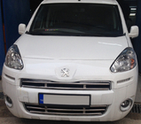Citroen Berlingo 2008–2018 Grill i ett stycke 2008-2012 (rostfritt stål) fr.o.m. 2012 foto 2