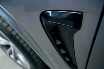 BMW X6 F16 2014–2019 Skärmventiler i Black X6M F86-stil foto 1
