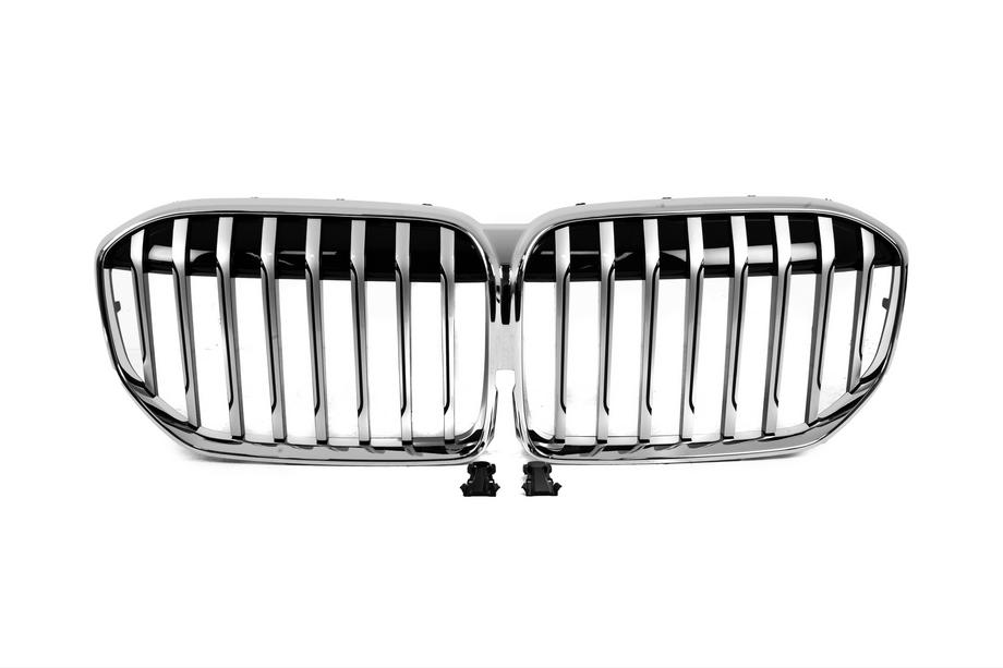BMW 7-serien G11/G12 2015–2022 Njurgaller 1 Bar (2019-2022, Chrome) Image