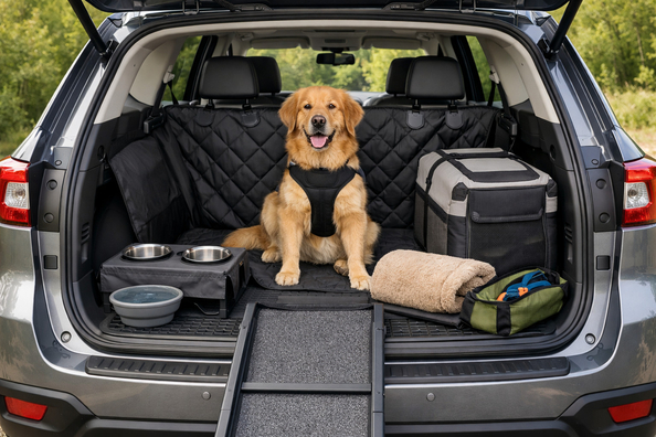 Uppgradera bilen för resor med hund: det som verkligen underlättar