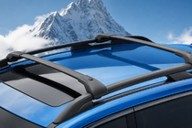Subaru Forester 2013–2018 Takräcke (lastbågar) svart för OEM takrails (aluminium) foto 1