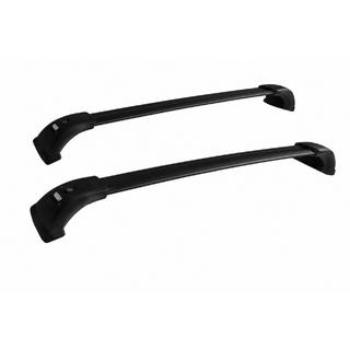 Takräcke (tvärbalkar) svarta för takrails OEM (låsbar med nyckel, aluminium)