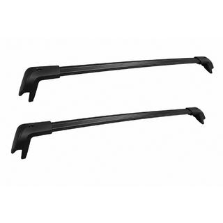 Takräcke (tvärbalkar) svarta för takrails OEM (låsbar med nyckel, aluminium)