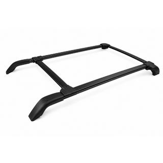 Takrails med tvärbalkar, svarta OEM V1 (aluminium)
