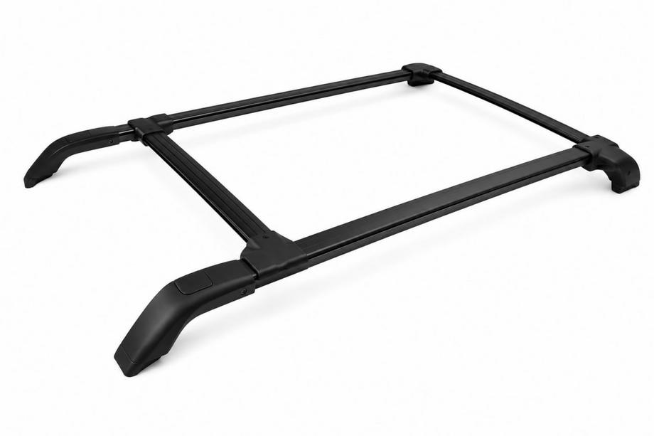 Ford Bronco 2021– Takrails med tvärbalkar, svarta OEM V1 (aluminium) Image
