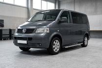 Volkswagen T5 Transporter 2003–2010 Sidosteg BlackLine (2 st, aluminium) Lång hjulbas foto 3