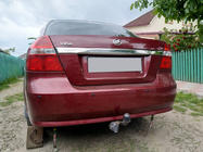 Chevrolet Aveo T250 2005–2011 Bakre list (rostfritt stål) foto 1