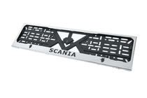 Scania Kromad registreringsskyltsram (1 st, rostfritt stål) foto 2