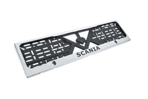 Scania Kromad registreringsskyltsram (1 st, rostfritt stål) foto 3