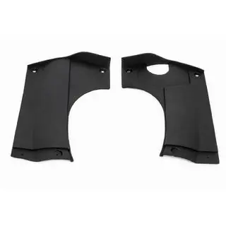 Plastkåpor under motorhuven, 2-pack (en med rund urtagning) Lexus LX570/450d 2008–2022