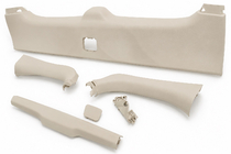 Lexus LX570/450d 2008–2022 Sats beige plastpaneler, bakre del foto 2