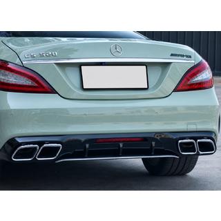 Bakre diffuser med kromade avgasändrör (2015-2018, GT63-design) foto 3