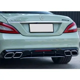 Bakre diffuser med kromade avgasändrör (2015-2018, GT63-design) foto 3