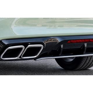Bakre diffuser med kromade avgasändrör (2015-2018, GT63-design) foto 4