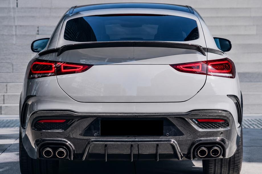 Mercedes GLE Coupé C167 2019– Bakre diffuser i äkta kolfiber Foto 1