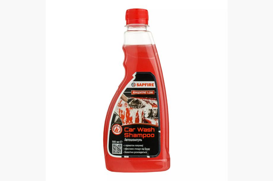 Bilschampo med jordgubbsdoft 500 ml SAPFIRE Image