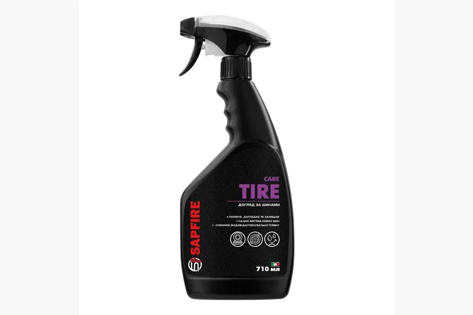 Däckrengöring SAPFIRE Tire Cleaner 710 ml Foto 1