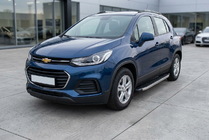 Chevrolet Trax 2012–2023 Sidosteg BlackLine (2 st, aluminium) foto 1