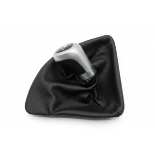 Växelspaksdamask + växelknopp OEM V2 (konstläder) BMW 1-serie E81/E82/E87/E88 2004–2011 foto 2