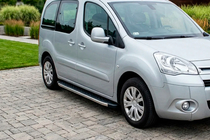 Peugeot Partner Tepee 2008–2018 Sidosteg BlackLine (2 st, aluminium) foto 1